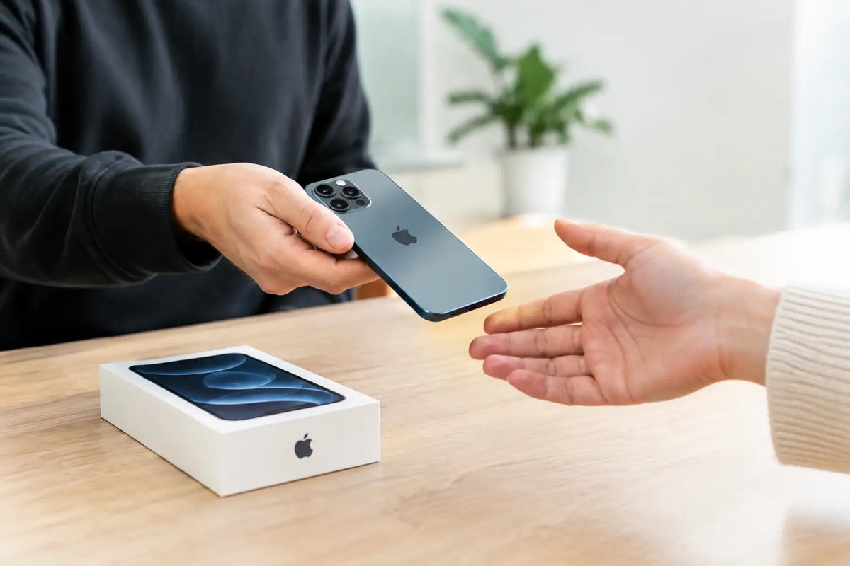 Eksempel på salg af iPhone gjort trygt