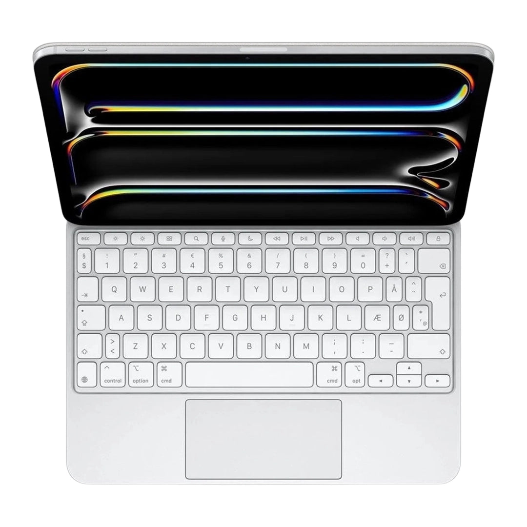 Brugt Apple Magic Keyboard til iPad Pro 11” M5/M4 Tastatur - Hvid (A2975)
