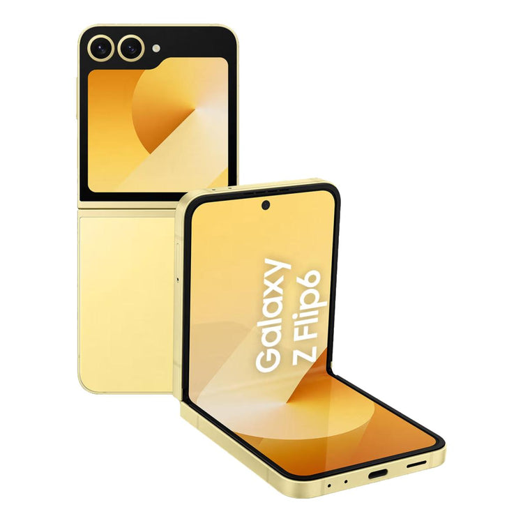 Brugt Samsung Galaxy Z Flip6 i gul - Outlet, testet og certificeret hos Green.dk