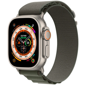 Brugt Apple Watch Ultra (2022) Titanium 49mm GPS + Cell fra Apple – testet og certificeret hos Green.dk