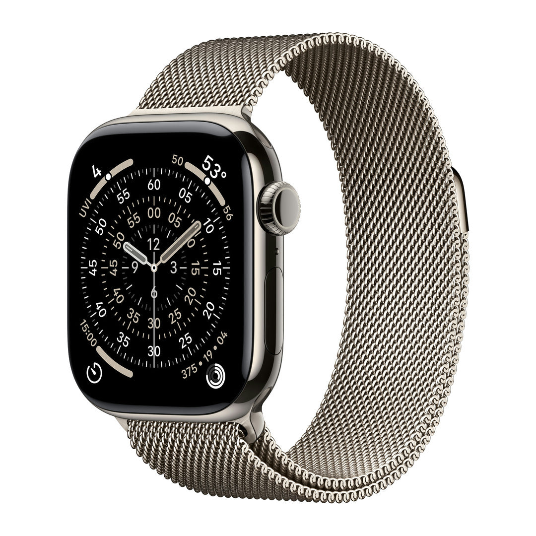 Brugt Apple Watch Series 11 42mm titanium GPS+Cellular i Natural fra Apple - testet og certificeret hos Green.dk