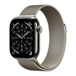 Brugt Apple Watch Series 11 42mm titanium GPS+Cellular i Natural fra Apple - testet og certificeret hos Green.dk