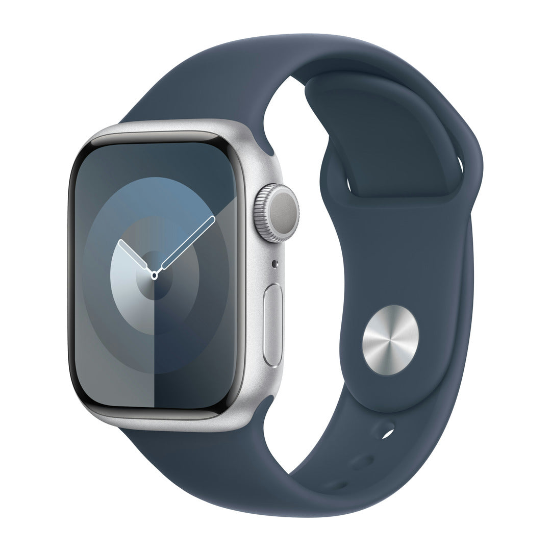 Brugt Apple Watch Series 9 - Aluminium - 41mm - GPS+Cellular i Sølv fra Apple - testet og certificeret hos Green.dk