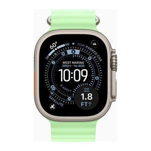 Brugt Apple Watch Ultra 3 i Natural titanium fra Apple - testet og certificeret hos Green.dk