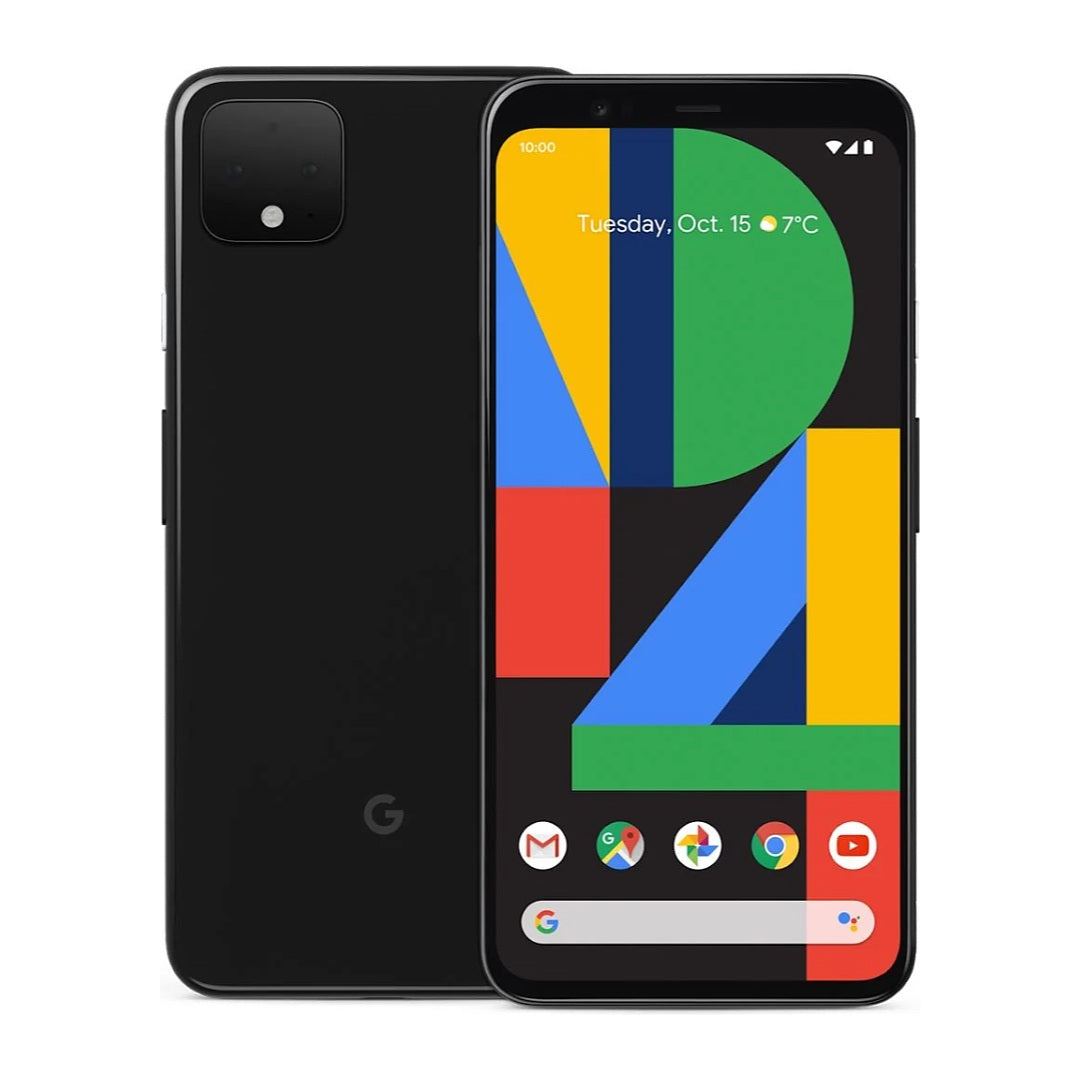 Brugt Google Pixel 4 XL i Just Black fra Google - testet og certificeret hos Green.dk