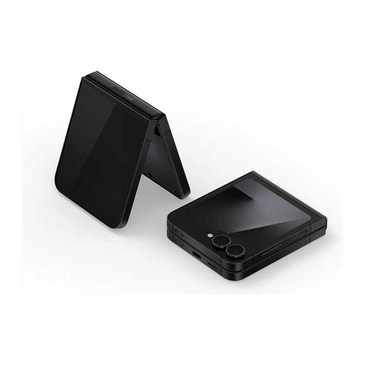 Brugt Samsung Galaxy Z Flip7 FE i sort fra Samsung - testet og certificeret hos Green.dk